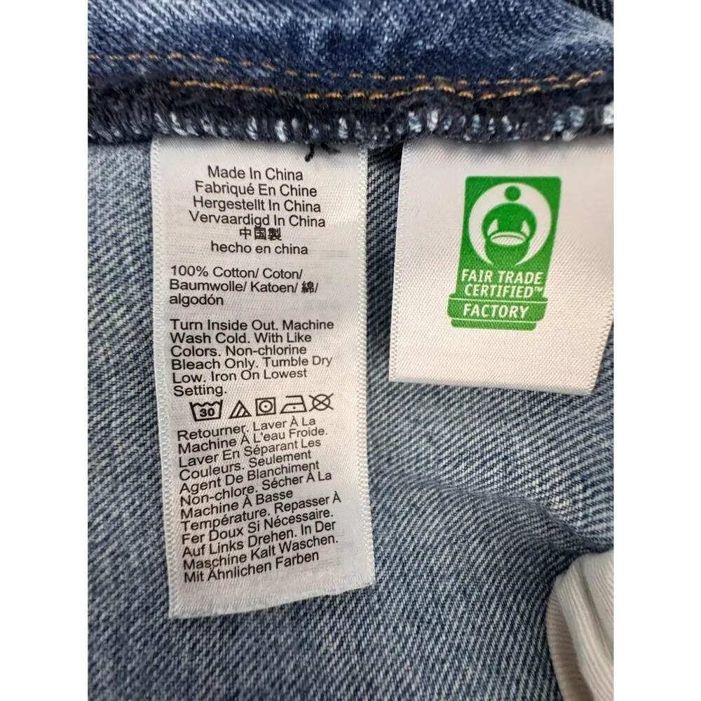 J Crew Classic Relaxed 100% Cotton Blue Denim Jeans SZ 29